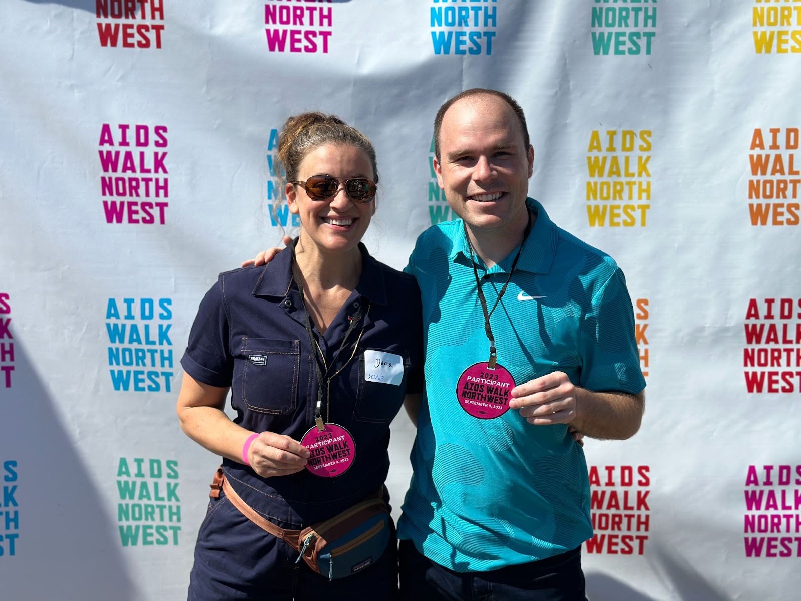 AIDS Walk Participant Medals