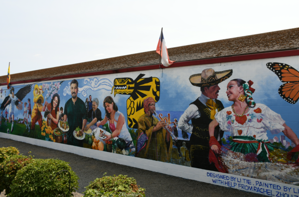 Mural at the market