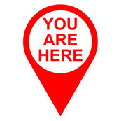 You are here marker
