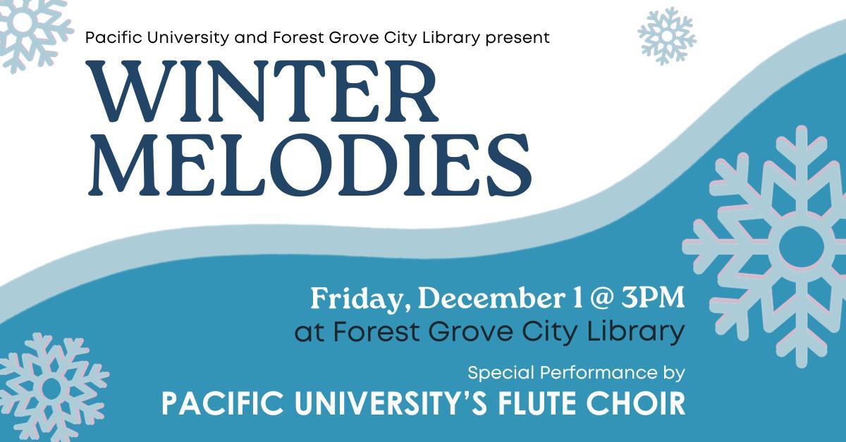 Forest Grove Library Concert Flyer 
