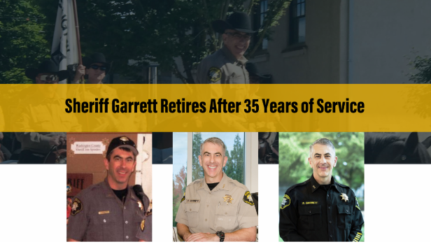 Photos: Sheriff Garrett Retires After 35 Years of Service