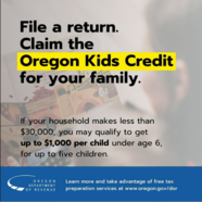 Oregon Kids Credit