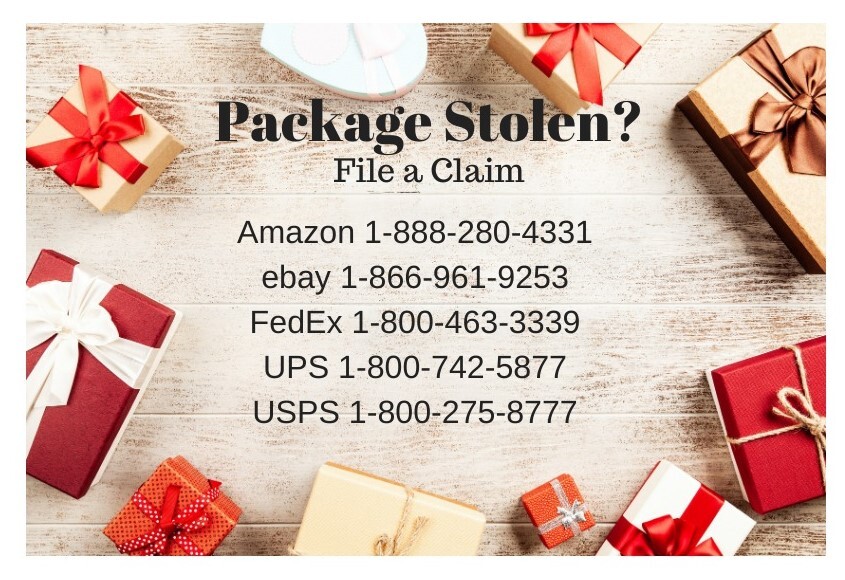 Stolen package