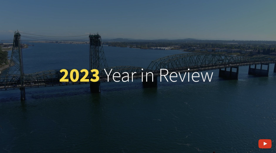 Video link: 2023 in Review for I-5 Bridge Program