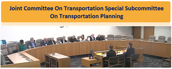 Joint Committee on Transportation, Special Subcommittee on Transportation Planning