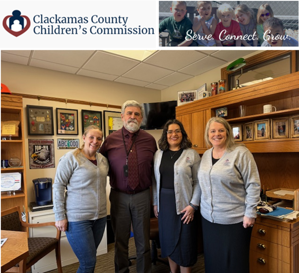 Clackamas County Chidlren's Commission Parent Visit