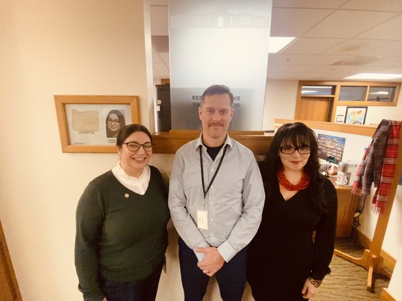 Rep. Chaichi and staff in Salem office