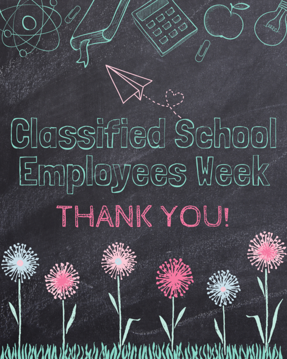 Classified School Employees Week graphic