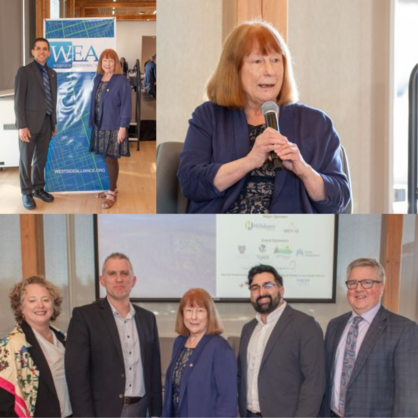 Collage of WEA event