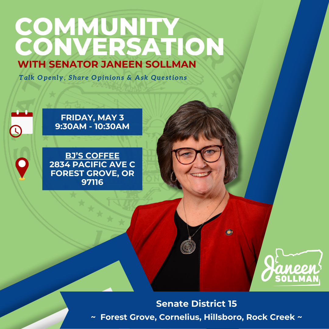 4/26/2024 Senate District 15 Newsletter, image size:1080x1080