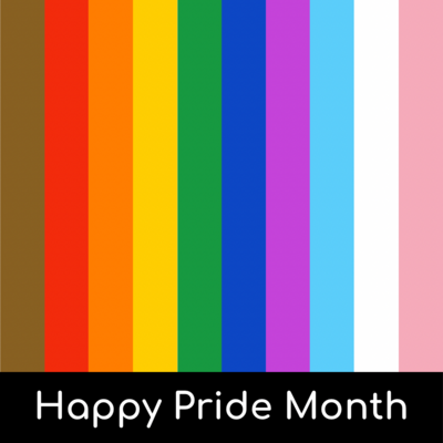 Happy Pride Month graphic 