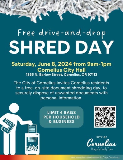 Shred Day flyer