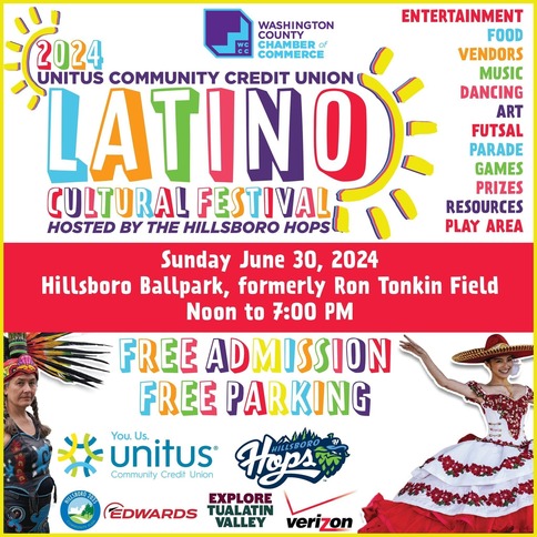 Event flyer for Latino Cultural Festival