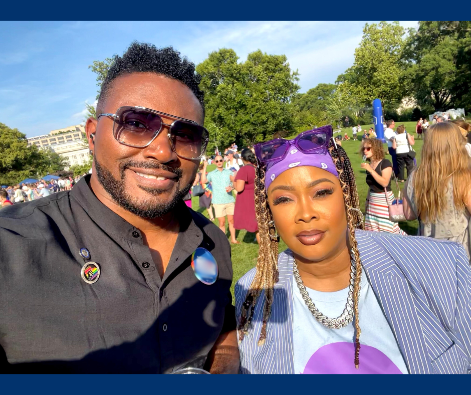 Rep Nelson with Rapper Da Brat