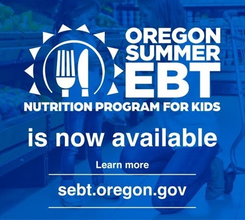 Thumbnail graphic showing the Summer EBT website at sebt.oregon.gov
