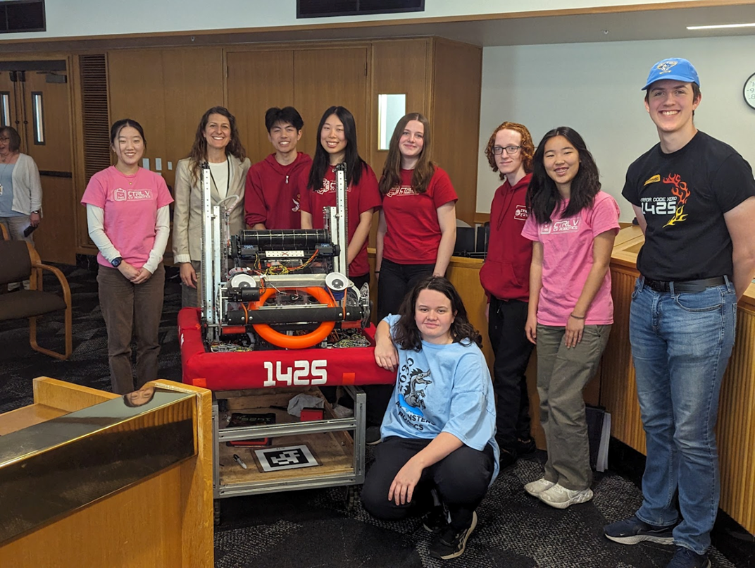 High School robotics teams meet with Rep Neron during legislative days