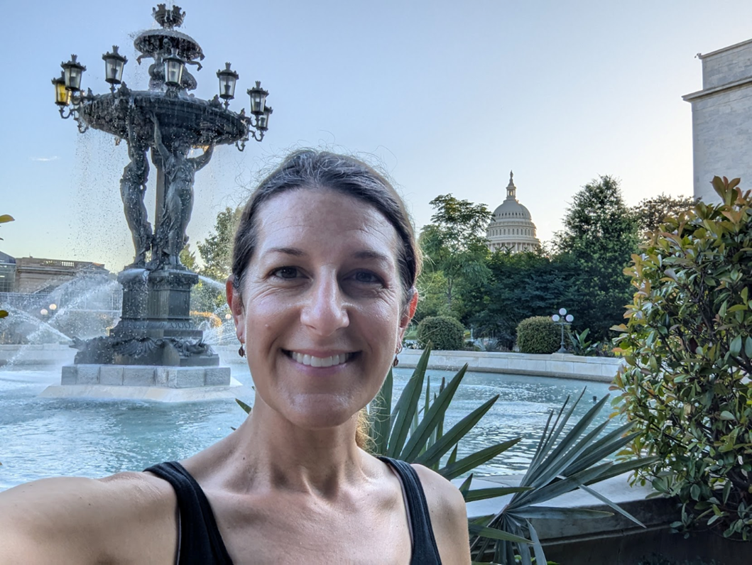 Rep Neron at the beautiful Bartholdi Fountain in Washington DC