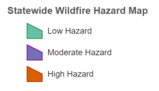 Wildfire Hazard Map Legend