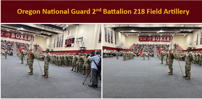 Oregon National Guard 2nd Battalion 218 Field Artillery