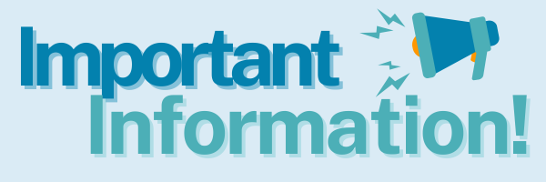 SECTION HEADER: Important Information