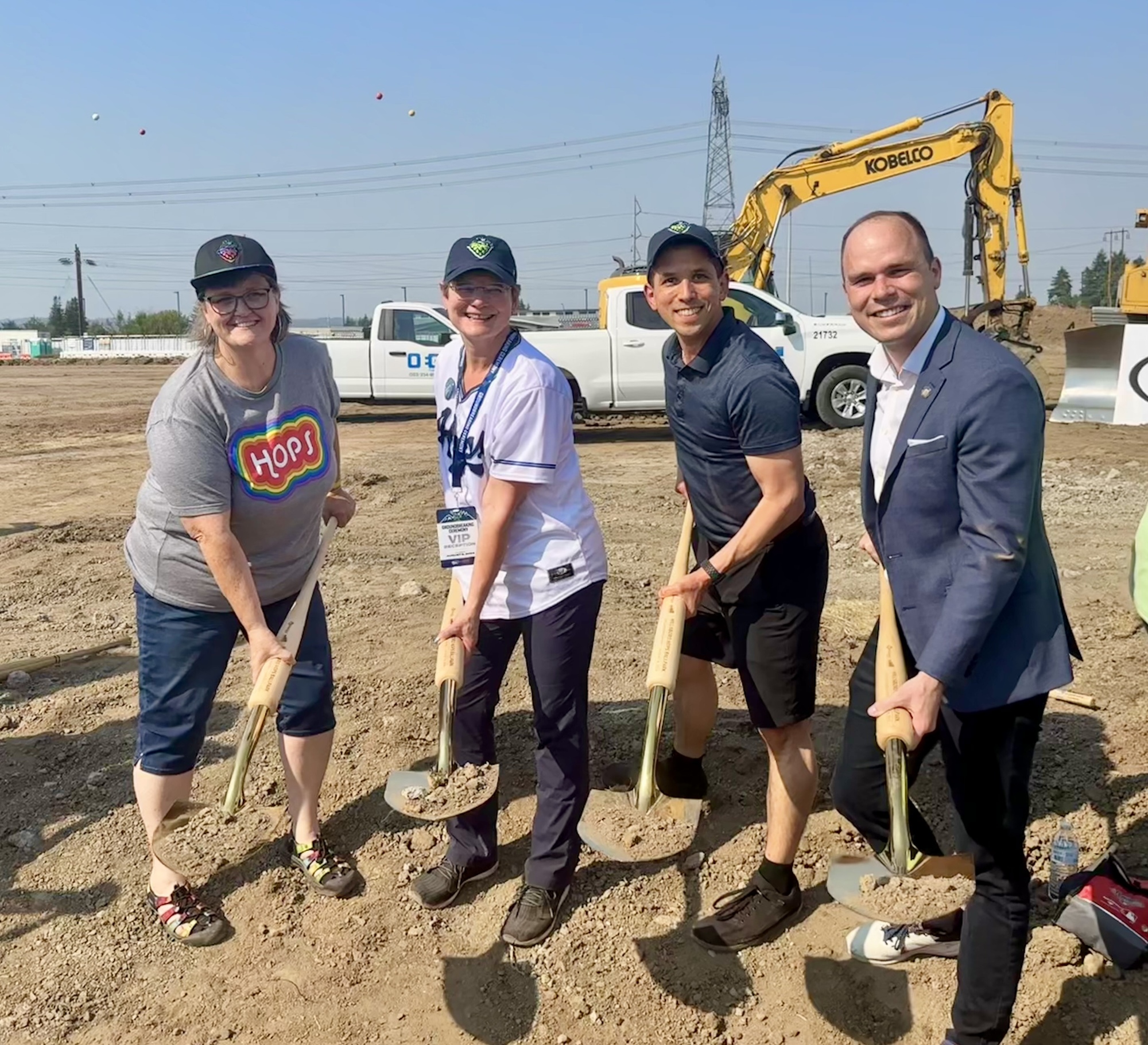 Rep. Sosa at Hops Groundbreaking ceremony