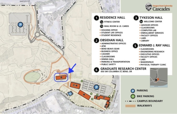 OSU Cascades Map