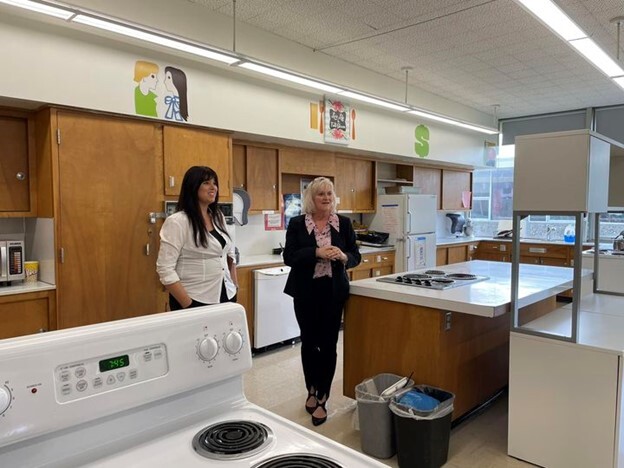 Gervais CTE Grant Visit