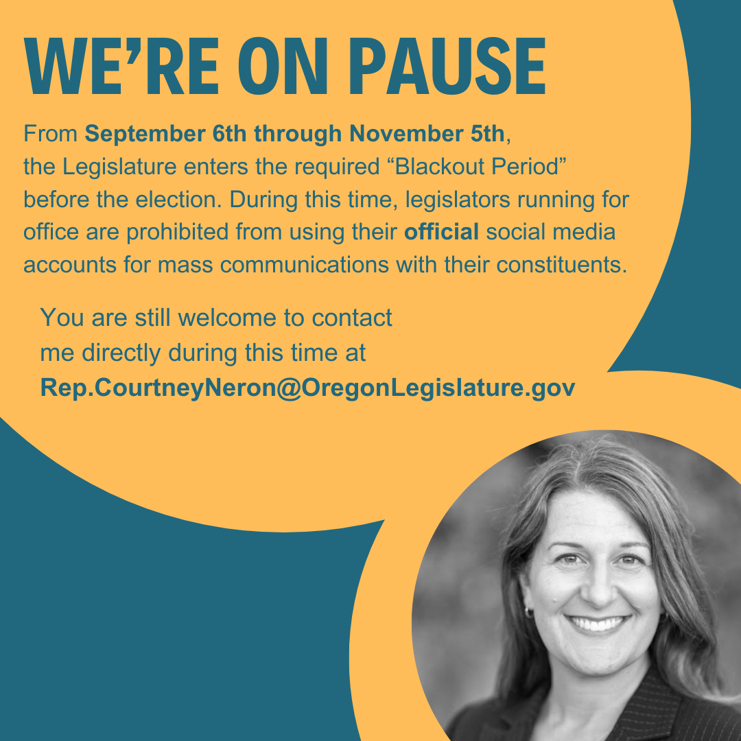 Blackout period graphic