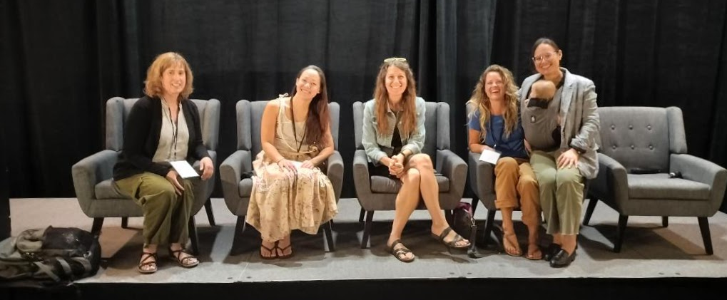 Rep Neron on a panel of speakers