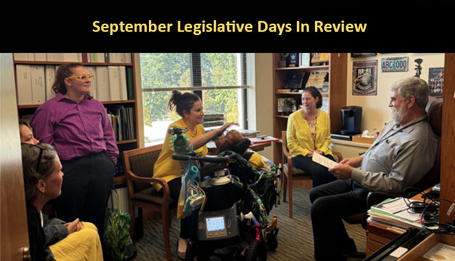 September Legislative Days In Review