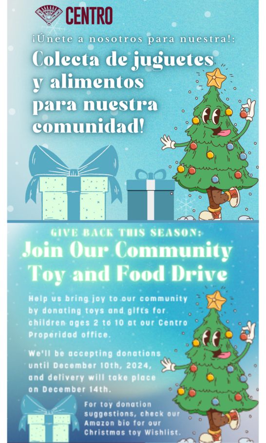 Centro Cultural holiday event flyer