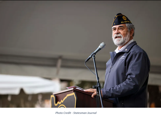 Rep. Lewis speaking at Vietnam War Memorial Dedication Ceremony