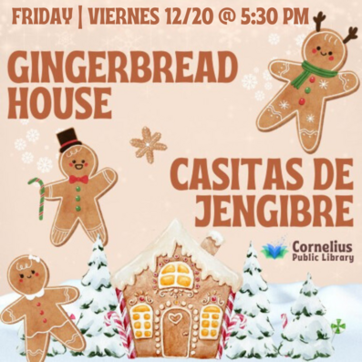 Gingerbread event flyer
