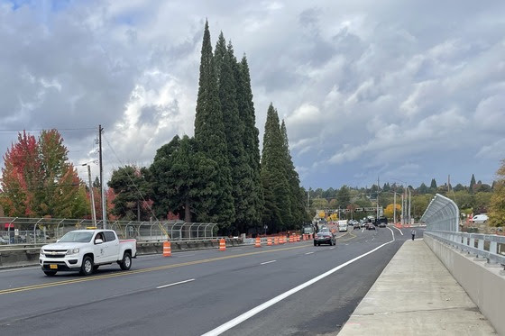 New Hall Blvd overpass