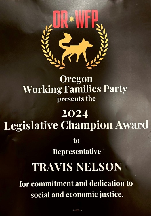 Legislator Award of the Year Award