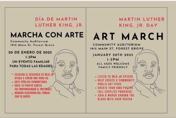 Event Flyer for Art March