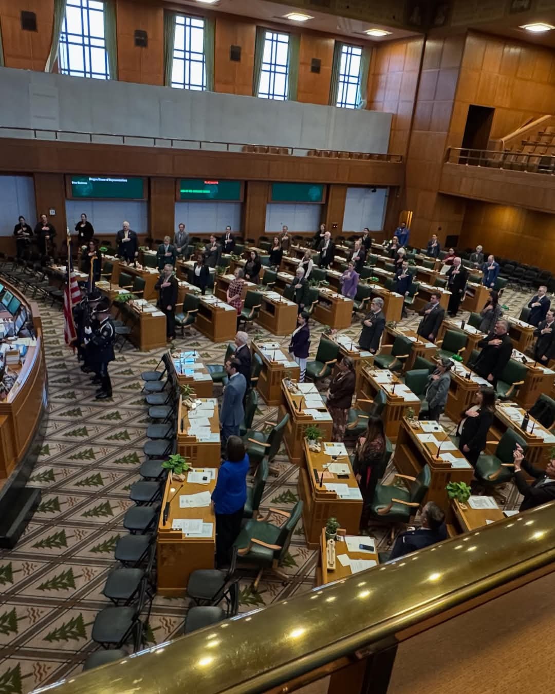 view of house floor while swearing in