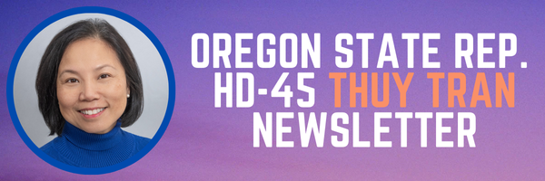 State Rep. Thuy Tran Newsletter Header