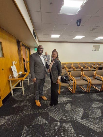 Rep. Isadore and Chris Warren