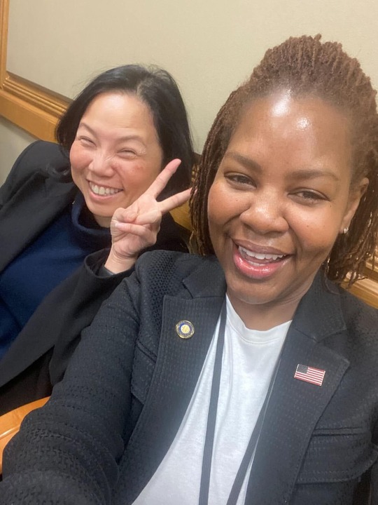 Rep. Isadore and Rep. Tran