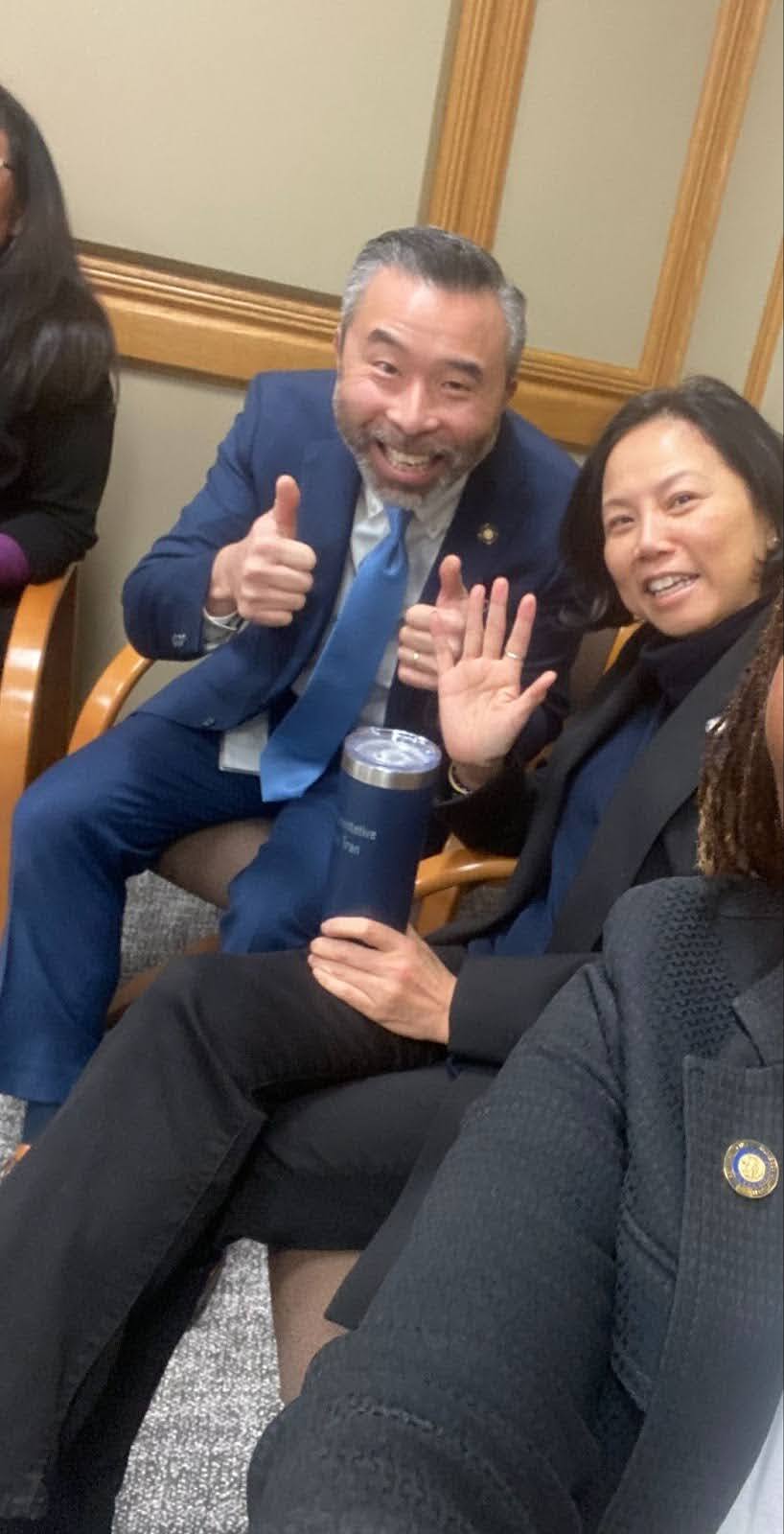 Reps. Tran and Nguyen