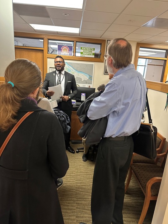 Rep. Nelson speaks to group
