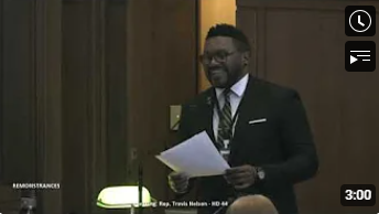 Rep Nelson giving speech