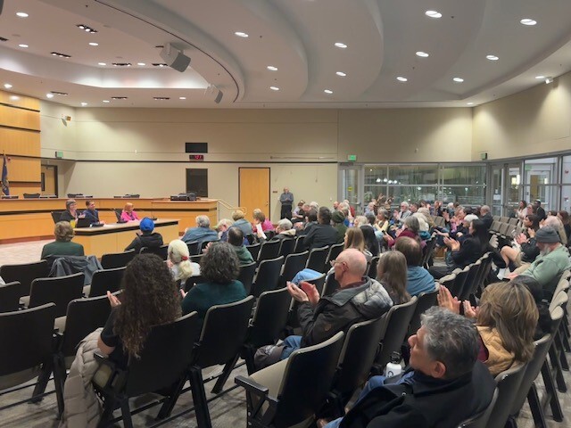 Audience at the joint event with Rep Sosa and Sen Sollman