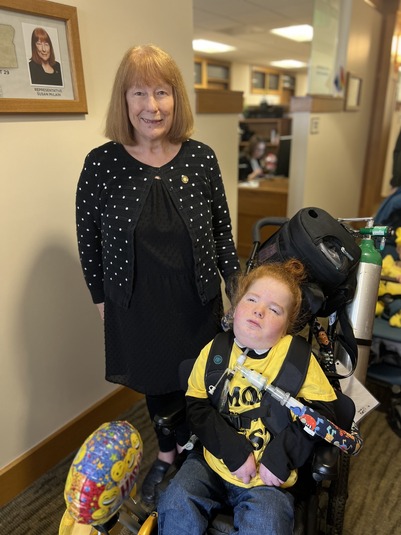 Tensy and Rep. McLain