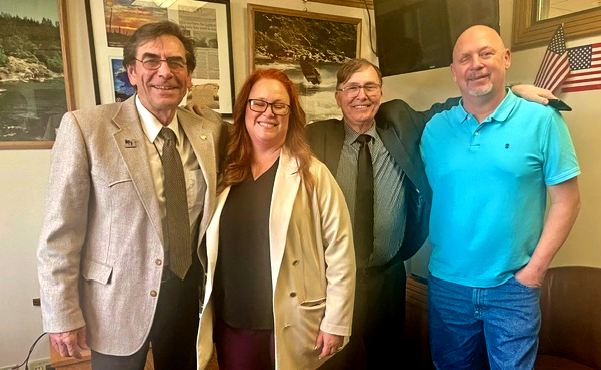 Rep. and Guests Heather Harter, Joe Spendolini, Kevin Harter