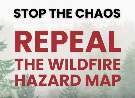 Repeal Wildfire Hazard Map