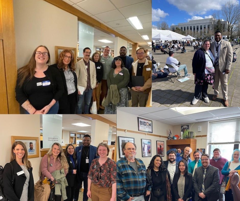 Rep Nelson with constituents collage