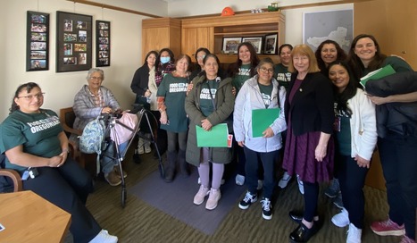 Food for All Oregonians Members with Rep McLain