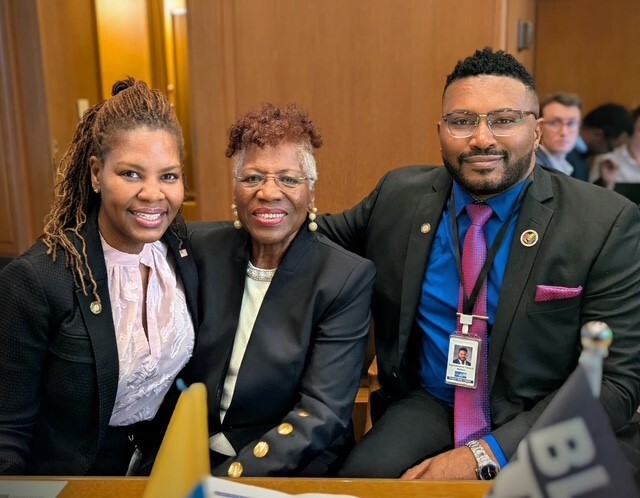 Margaret Carter, Rep Isadore and Rep Nelson